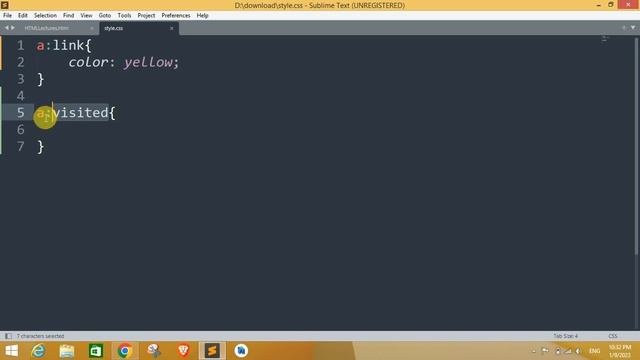 CSS Pseudo Classes | Link, Active, Hover, Visited | CSS Tutorials For Beginners смотреть онлайн