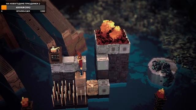 Bonfire Peaks(Новогодние стримы)#6 - Сложно-интересно смотреть онлайн