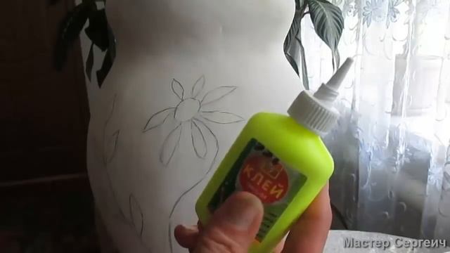 Напольная ваза своими руками в Японском стиле. Мастер класс (часть 1) смотреть онлайн