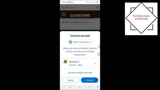 How to add CORE network & CAKE token to Metamask Mobile@YouTubecryptoandearning смотреть онлайн