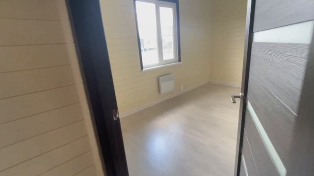 Дом 80 кв.м с коммуникациями, видом на лес и панорамными окнами за 3.900.000 р. Заокский район. смотреть онлайн