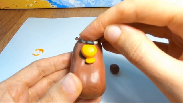 Лепка из легкого пластилина Hey Clay/Видео лепка залипаки лесные животные Медведь смотреть онлайн