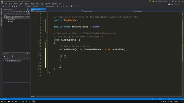 Как сделать видеоигру в Unity - ПЕРЕДВИЖЕНИЕ (E03) смотреть онлайн