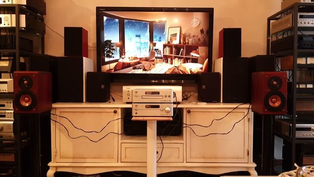 JVC EX-A15 & WOODCONE SPEAKERS смотреть онлайн
