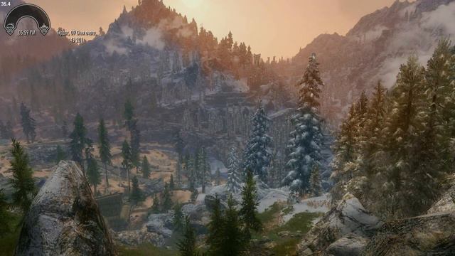 TESV 2017 Еще приятные виды с использованием программы Dyndolod смотреть онлайн