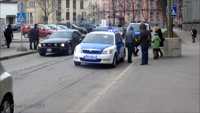 2x Politsei // Police Octavia And Police Van On Scene