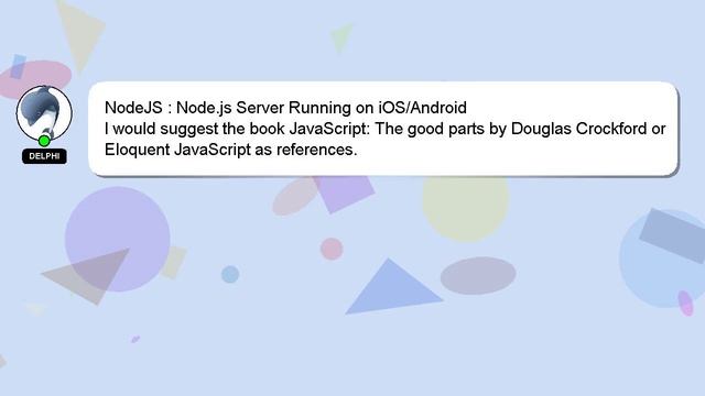 NodeJS : Node.js Server Running on iOS/Android смотреть онлайн