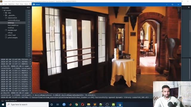 Demo of YoloV3 Object Detector with Custom implementation with Tensorflow2| Demo video смотреть онлайн