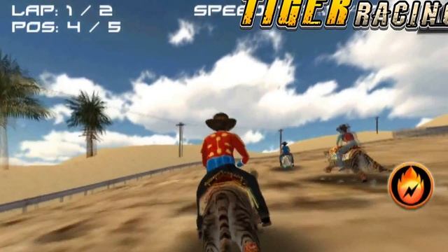 Tiger Racing 3D - Wild Animal Race Game by Black Chilli Games смотреть онлайн