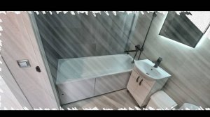 Установка экрана под ванну , да так , чтобы ничего не болталось ! Санузел . Ремонт . Отделка .