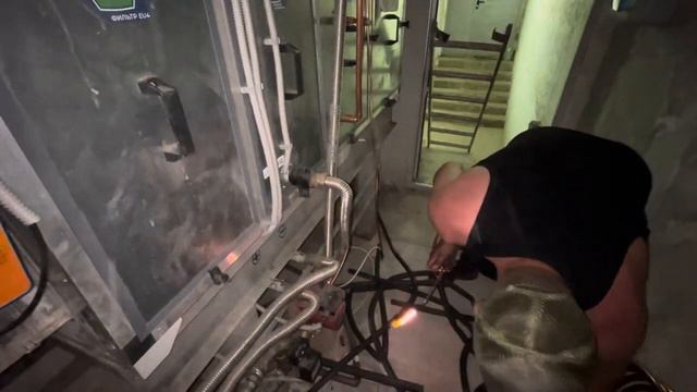 Монтаж ККБ на приточную установку. смотреть онлайн