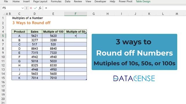 Nearest MULTIPLE of a number | Round | Floor | Ceiling Function смотреть онлайн