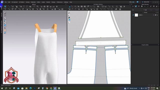 Clo 3D Beginner Tutorial/How to CLO 3D Design/Pant/Shirt/Ledis Dress/Clo 3D making/ নতুনদের জন্য। смотреть онлайн