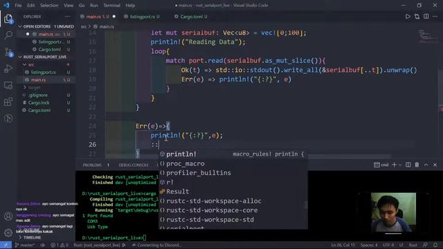 Rust Language - Serial Port (serialport) - RODITTech™ Live Series смотреть онлайн