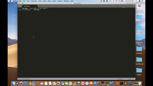 Easily Run Python 3 Code on Terminal | Mac OS | 2019 смотреть онлайн