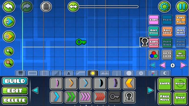 Как сделать движущиеся блоки в Geometry Dash смотреть онлайн