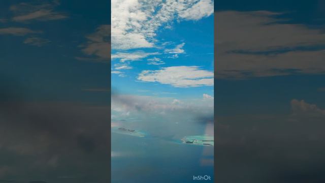 Landing at Male, love the colour of the ocean #maldives #travel #flight #sea #beach #resort смотреть онлайн