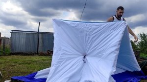 Обзор зимней палатки стэк куб 3