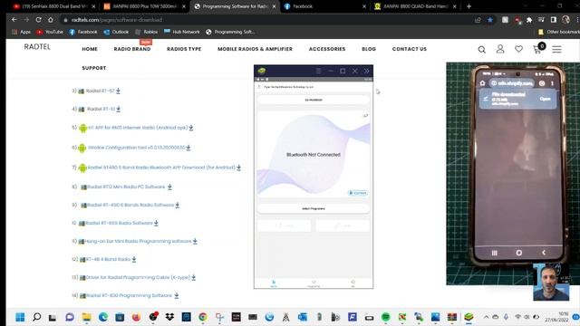 JIANPAI 8800 Plus - Android apk Bluetooth Programming смотреть онлайн