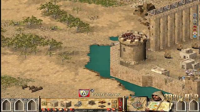 Stronghold: Crusader Extreme MAP 19 Crossroads PC смотреть онлайн