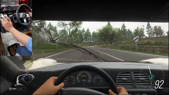 Mercedes-Benz CLK GTR 1998 | Forza Horizon 4 | gameplay | Logitech g27| logitech wheel смотреть онлайн