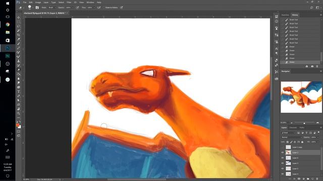 Charizard Speedpaint - Wacom Mobile Studio Pro смотреть онлайн