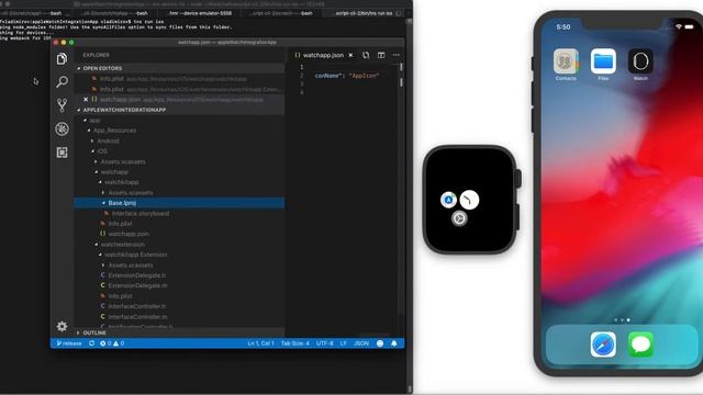 NativeScript integration with Apple Watch app смотреть онлайн