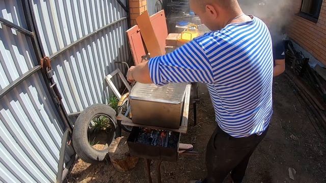 Коптим сало на даче смотреть онлайн