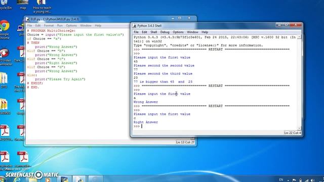 Python: Selection - The CASE Statement смотреть онлайн