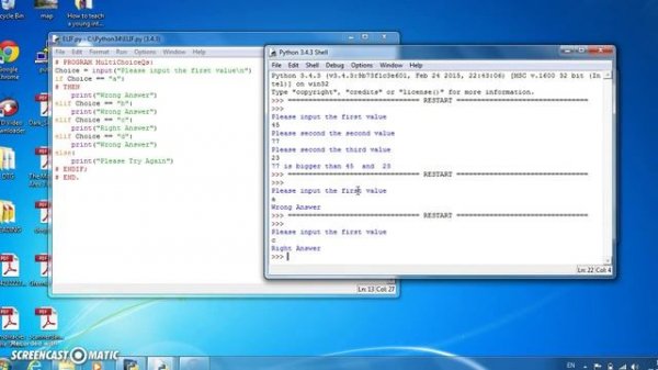 Python: Selection - The CASE Statement