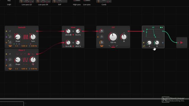 09. Two Oscillators & One Filter & ADSR
