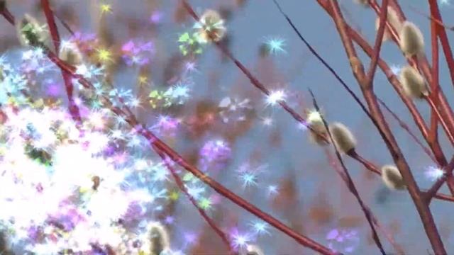 "Вербное воскресение"-красивая музыкальная открытка... смотреть онлайн