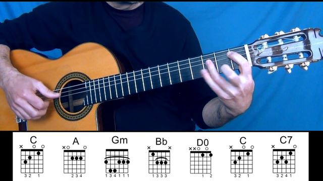 AVE MARÍA (Shubert)–Guitar TUTORIAL F - Tabs - Chords - Fingerpicking смотреть онлайн