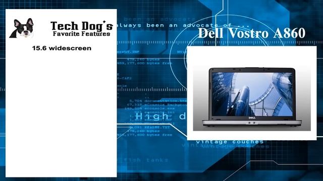 Dell Vostro A860 Laptop смотреть онлайн