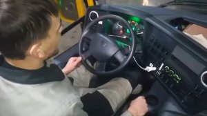 Правила запуска, работы и остановки двигателя автобуса ВЕКТОР NEXT 320435-14 ЯМЗ CNG КПП FAST GEAR.