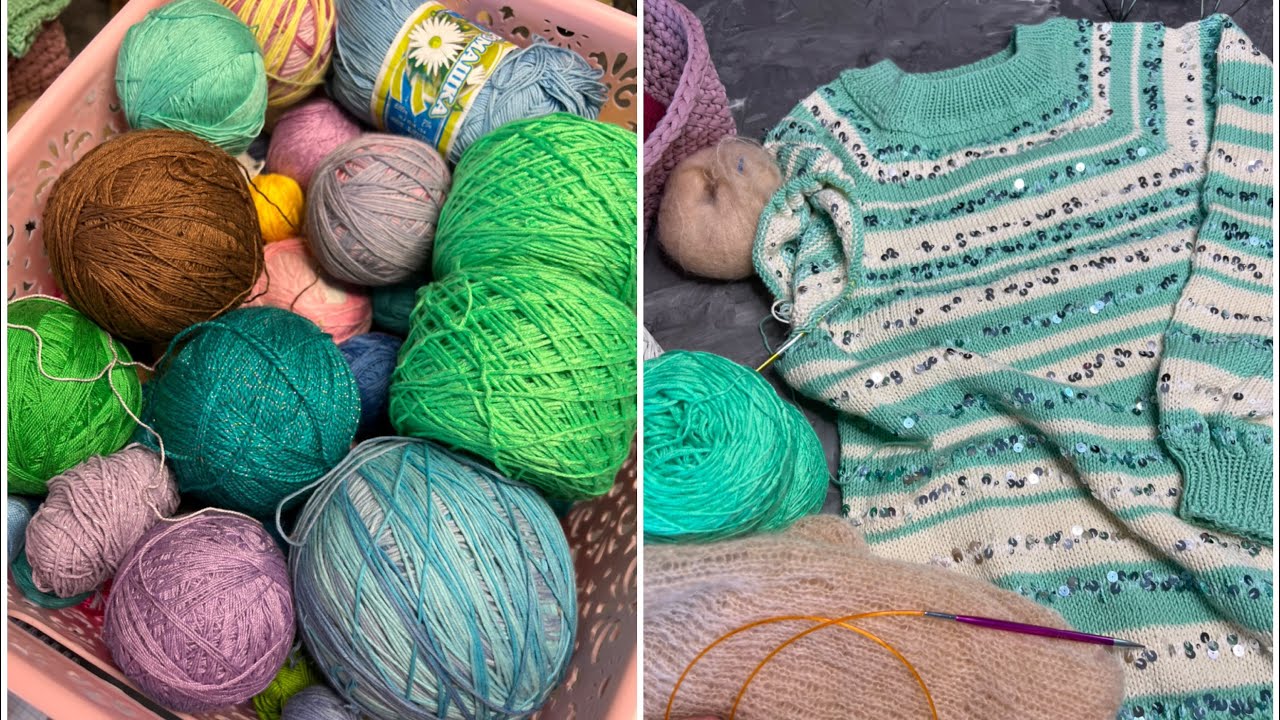 Вяжу в мае ! Планы на вязание ? Мои процессы ?Knit In May __ Plans For Knitting ?.mp4