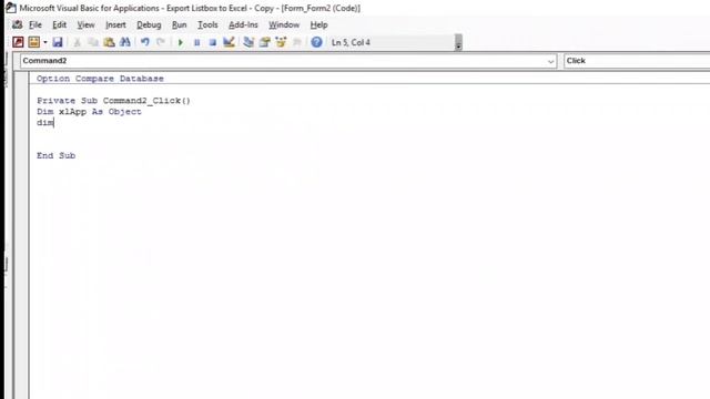 Export LISTBOX Data from MS Access to Excel - Step-by-Step Tutorial смотреть онлайн