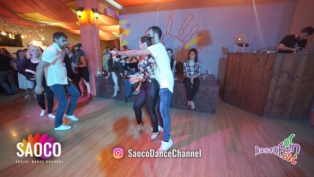 Samuel Funflow and Natalya Sirenko Salsa Dancing at Rostov For Fun Fest 2018, Monday 05.11.2018 (SC смотреть онлайн