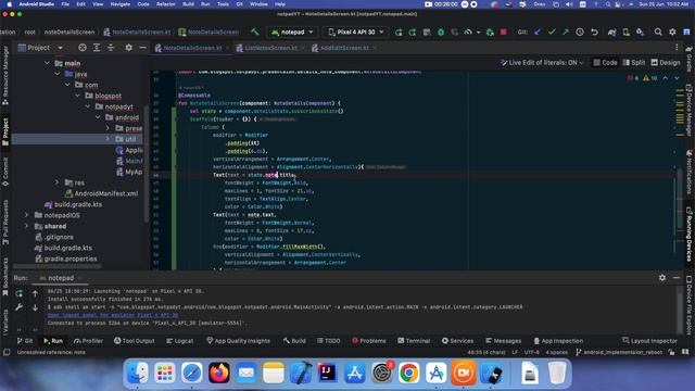 [ Bangla ] Building a Complete Notepad App using Kotlin Multiplatform Mobile : Part 6 - Android UI смотреть онлайн