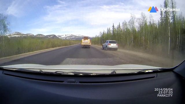 Хибины.com: обочечник на дороге Апатиты-Кировск смотреть онлайн