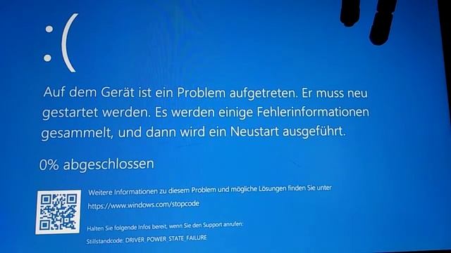 Синий экран смерти Driver_Power_State_Failure смотреть онлайн