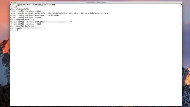 Github Beginners Tutorial - How to Configure Github Name and Email смотреть онлайн