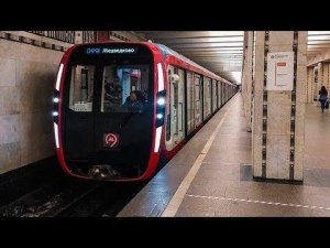 Калужско-рижская линия метро. Поезд 81-775/776/777 «Дейна». Новоясеневская - Медведково.