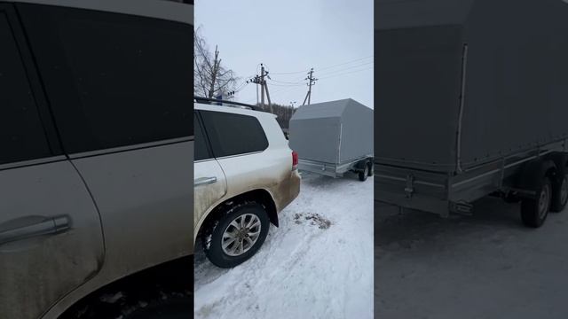 Toyota Land Cruiser и двухосный прицеп МЗСА 817735 кат.В АРИВА Казань Чебоксары ? www.a-pricep.ru смотреть онлайн