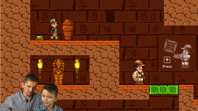 ОПАСНАЯ ПИРАМИДА ищем выход из подземелья Секреты Египта мультик игра Tomb's Secrets Egypt FPDGTV смотреть онлайн