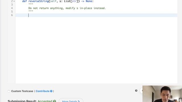 Leetcode - Reverse String (Python) смотреть онлайн