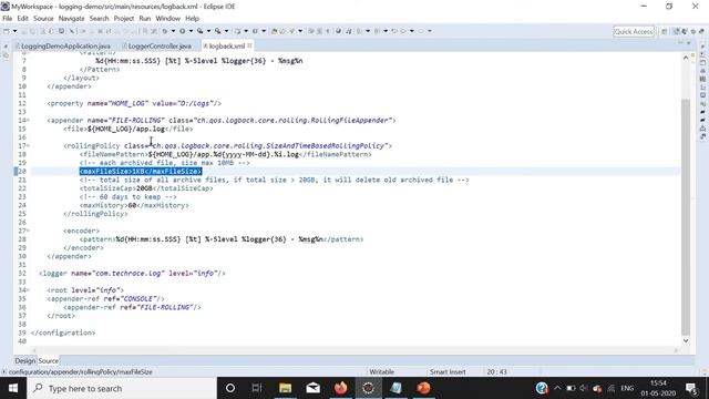 Spring boot Logging смотреть онлайн