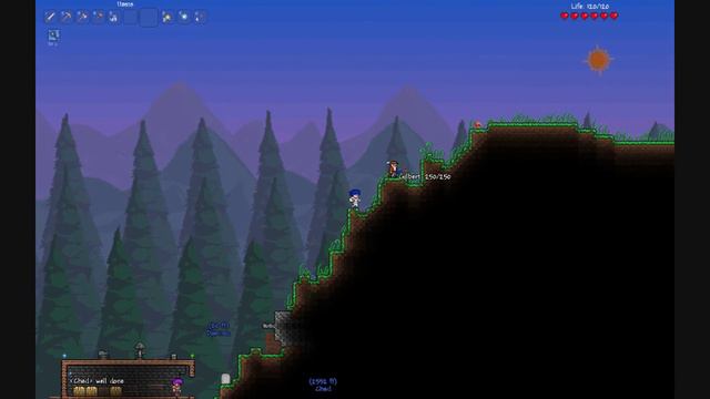 Terraria 1.1 - Background, NPC's and Traps смотреть онлайн