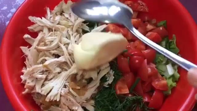 “Tovuqli” Degan Salat. Mehmonlar Uchun Ayni Muddao. ??? Готовим салат ? ??