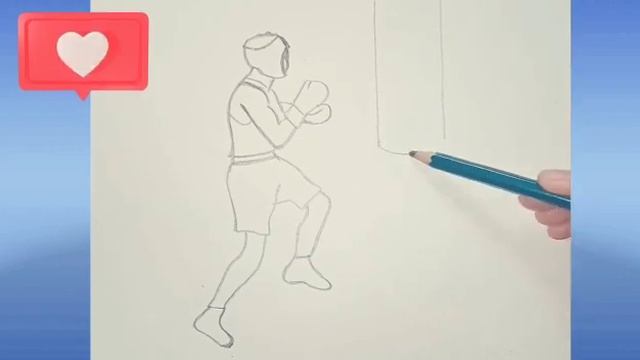 How to draw a Boxer //boxing status//boxing drawing//Boxer drawing step by step//unique Art with D. смотреть онлайн